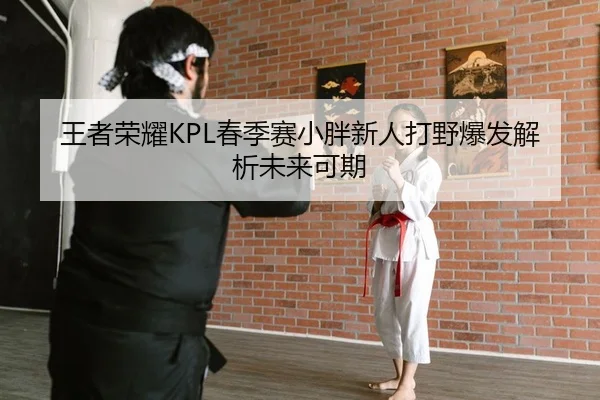 王者荣耀KPL春季赛小胖新人打野爆发解析未来可期